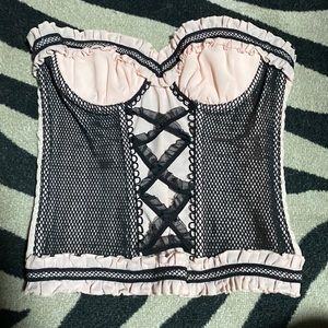 Fishnet corset